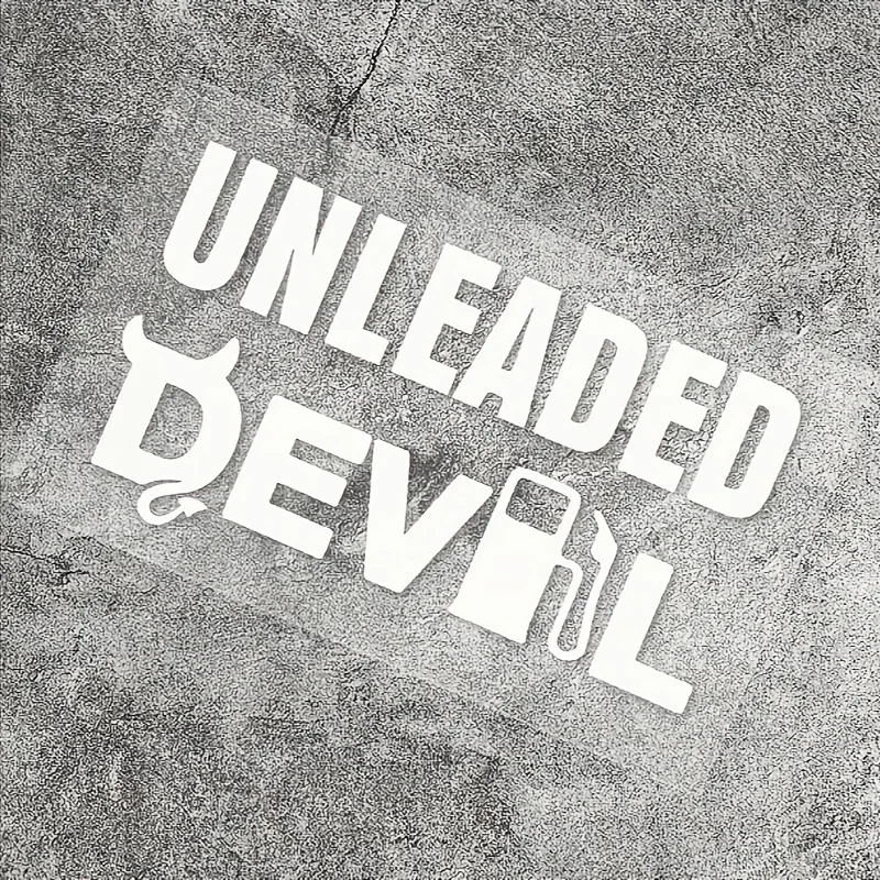 قطعة واحدة من ملصقات الفينيل الشيطانية غير المصنوعة من الرصاص - فيبي المتمرد لتزيين الخوذة/نوافذ السيارة/مغناطيس الثلاجة