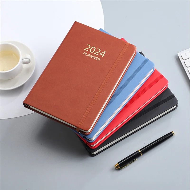 Suitable 1 Pieces A5 English Schedule Planner Elastic Band Notebook Strap Book Notebook Black