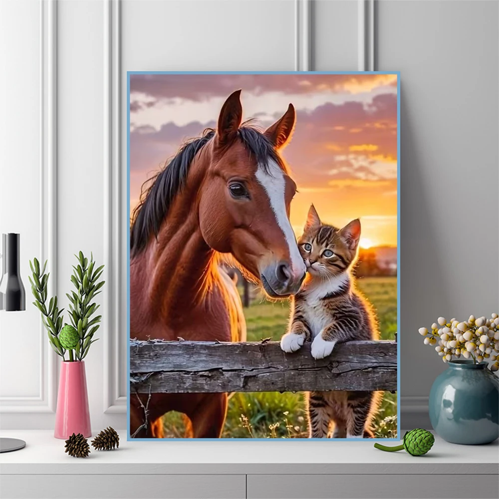 Momoart Mosaico de Diamantes C - Embroidery Horse reseña y precio