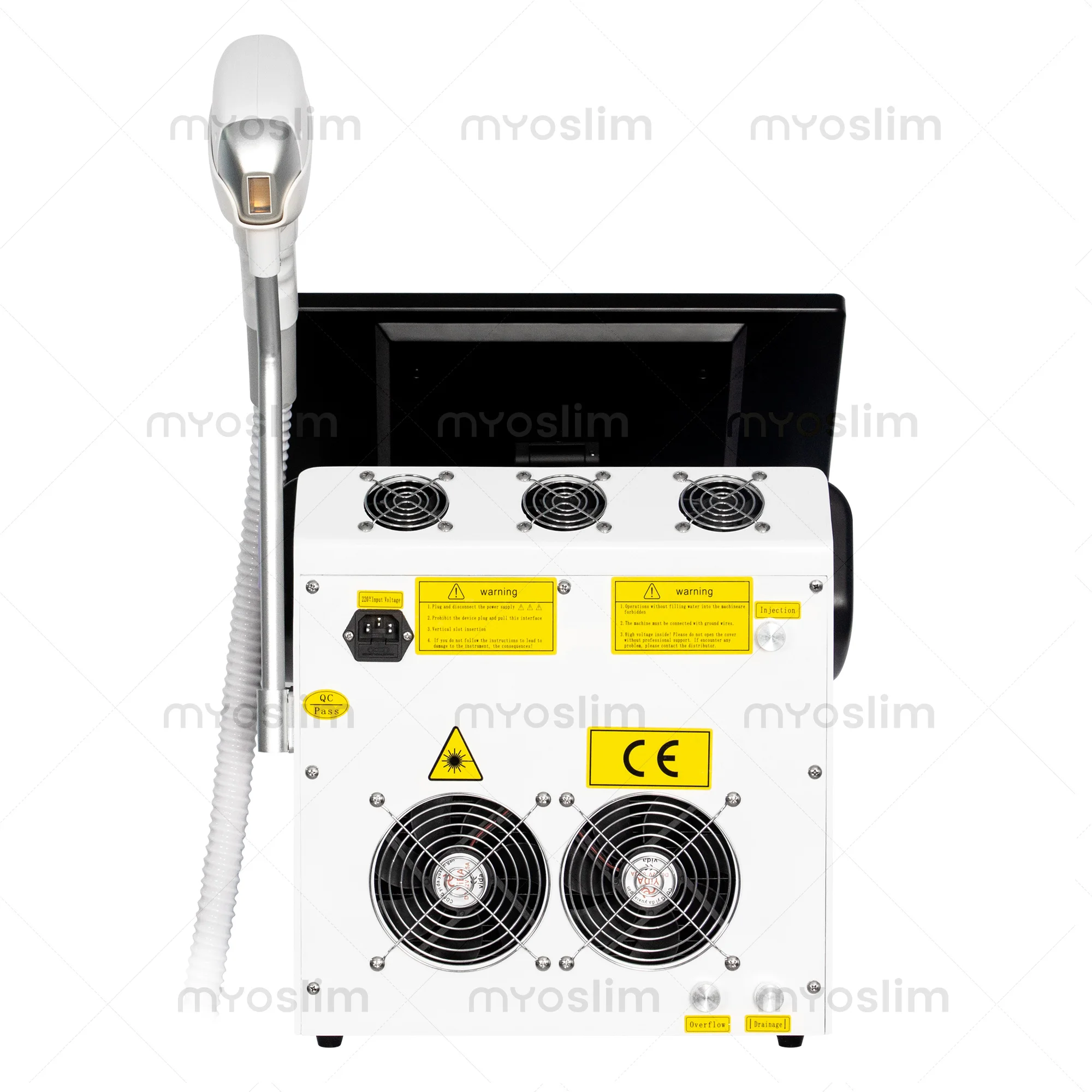 6000WFAC2in1 Picosecond Laser Hair Removal Device features six wavelengths and painless hair removal with ice-cooling technology