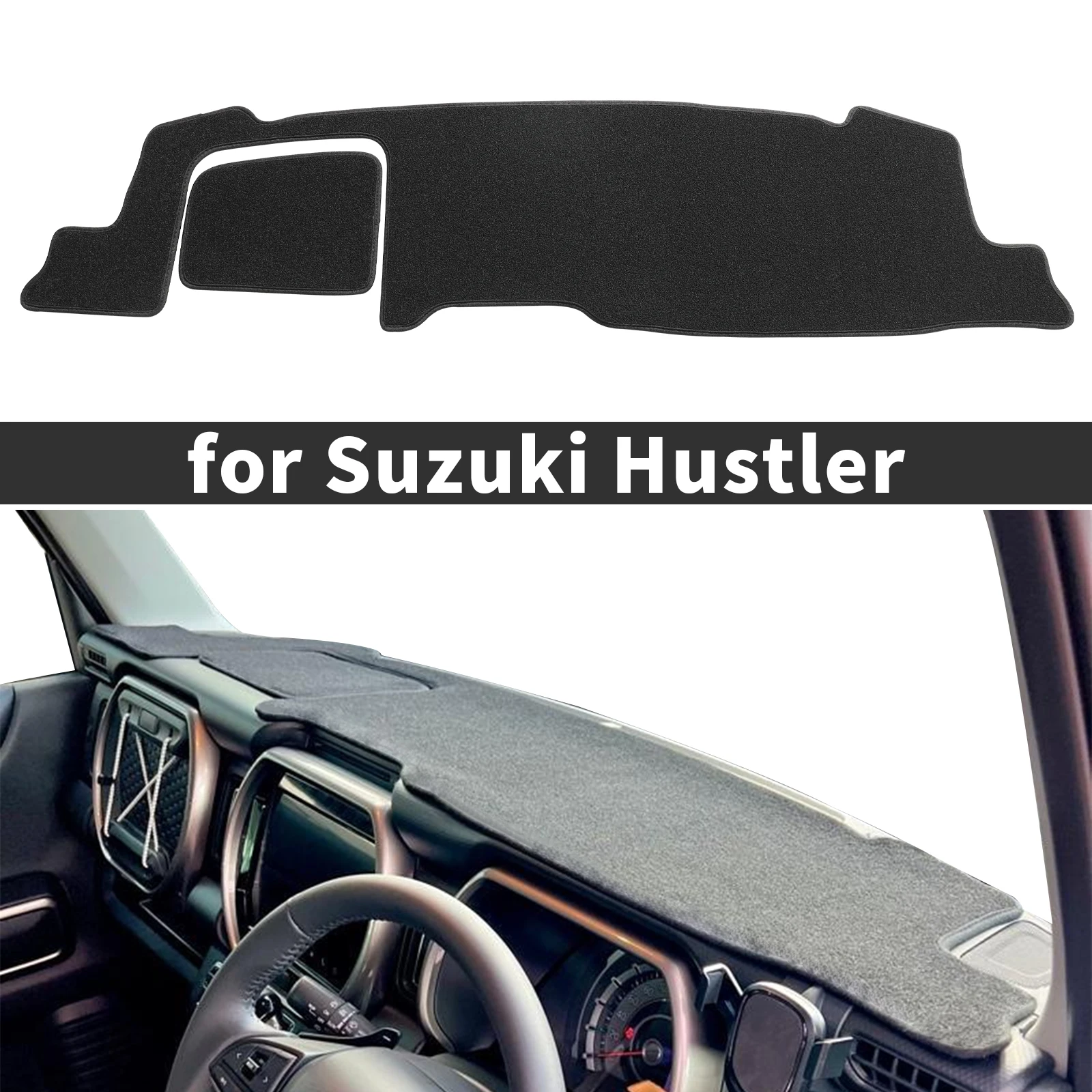 

fit for Suzuki Hustler MR31 MR52 MR92 RHD Car DashMat Sunshade Dashmat Dashboard Cover Pad Protective Carpet Accessories