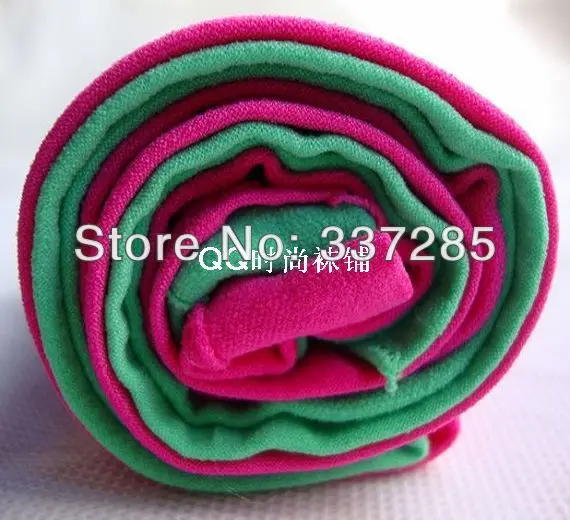 Doppelfarbige AB-Splicing-Samtstrumpfhose für Kleinkinder, asymmetrische Candy-Strumpfhose für Mädchen, детская одежда külotlu çorap – Detail 6