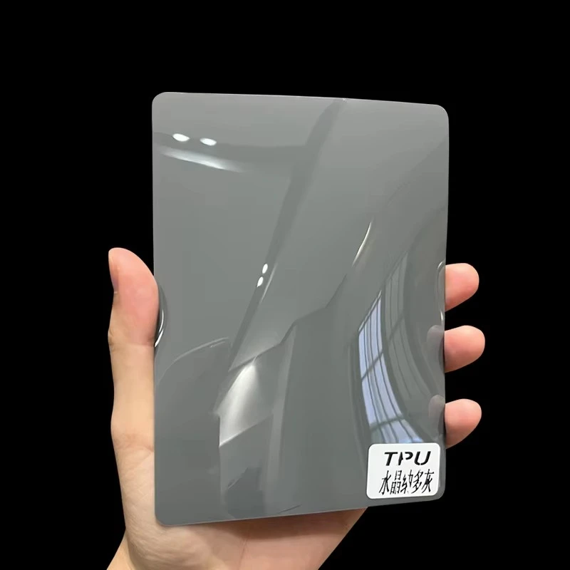 

High Quality TPU Wrap Film Crystal Nado Gray Self Adhesive Decoration Roll Film Vehicle Film Colored PPF