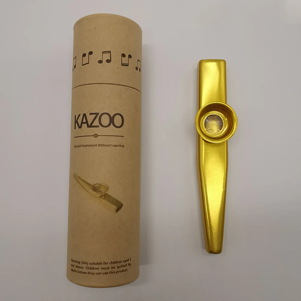 

Metal Flute Set Professional Kazoo Music Instrument Kazoos for Adults Instruments Pocket Musical Toy Child