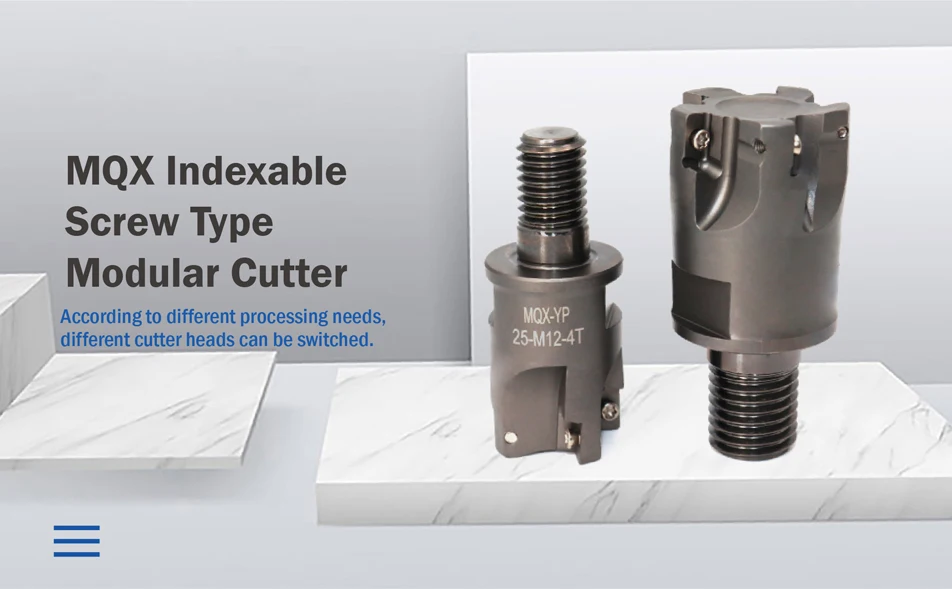 CNC MQX Modularer Fräskopf mit Gewindesicherungszähnen, passend für EPHW100316ZTR YPHW1003 ZPMT1003 Einsätze – Detail 2