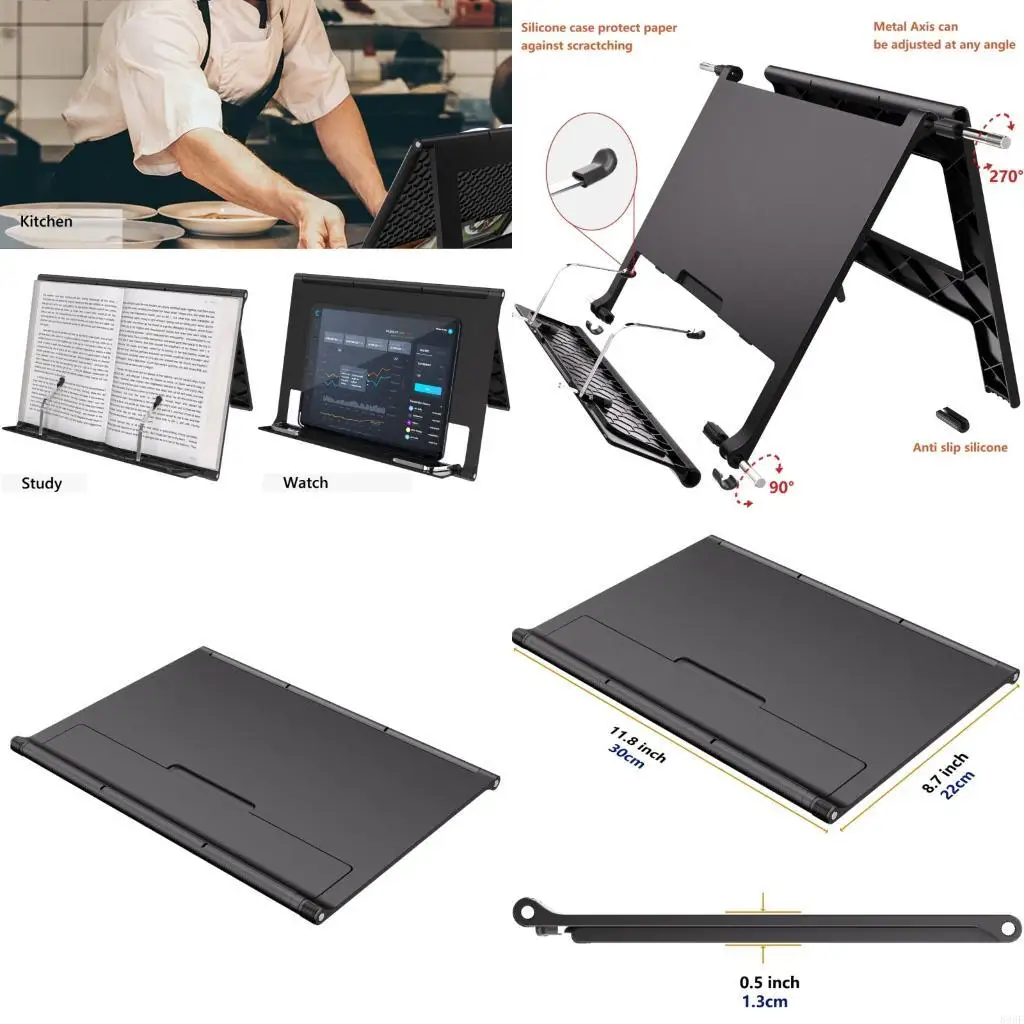 

896F Портативная подставка для планшета, кронштейн для стола, регулируемый кронштейн для планшета, складной настольный компьютер