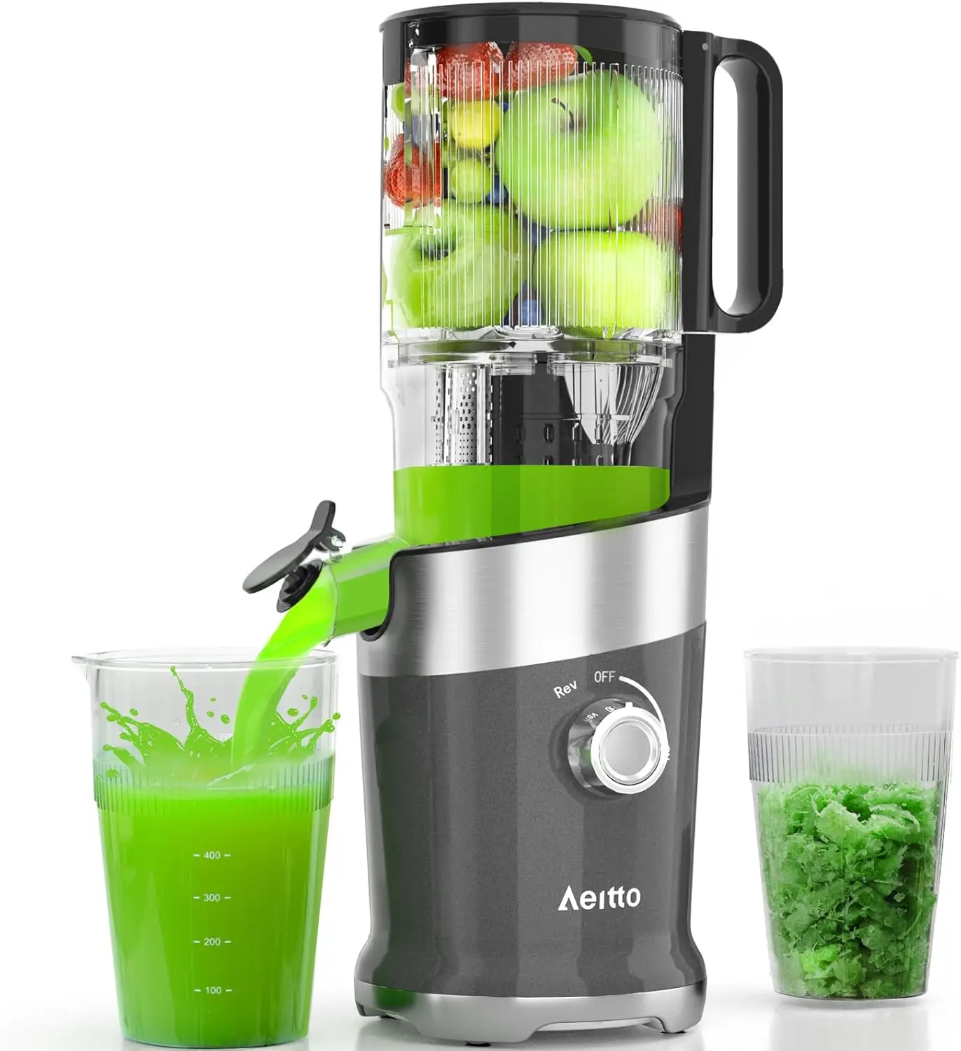 Cold Press Juicer,Juicer Machines with 4.9