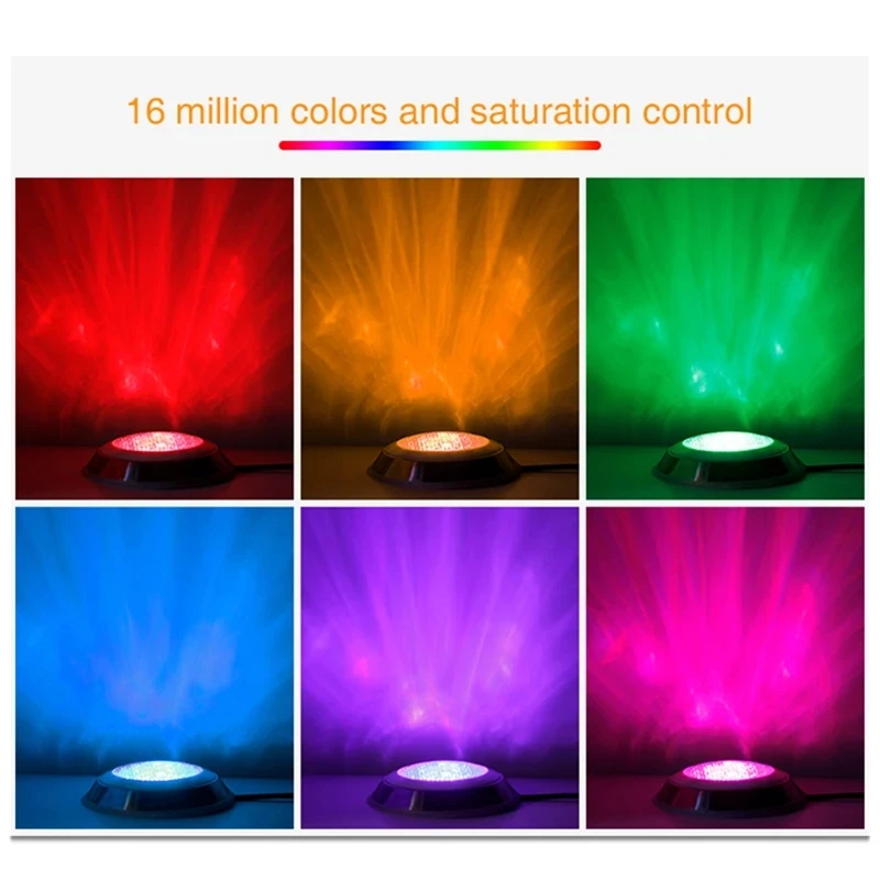 Imagem -04 - Piscina Montada na Parede Que Ilumina o Rgb 6w 9w 12w Conduziu a Lâmpada Subaquática da Associação do Spotlight da Associação com Controle Remoto Ip68 Waterproof o Ângulo de Feixe de 120 °