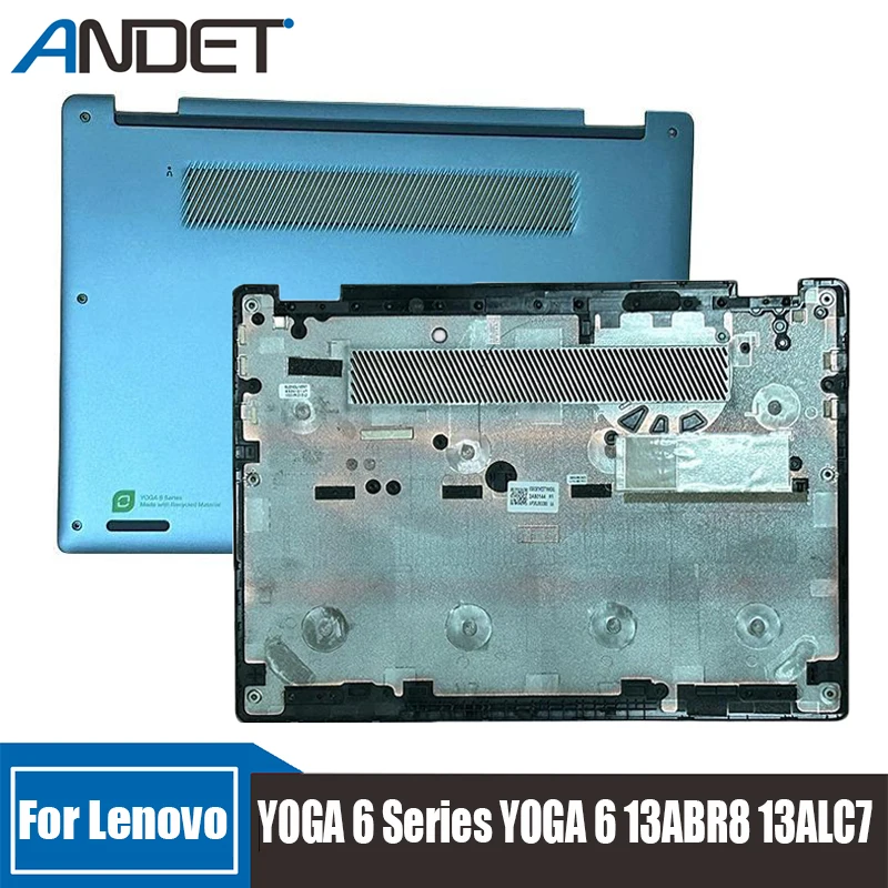 New For Lenovo YOGA 6 Series YOGA 6 13ABR8 13ALC7 Blue Laptop Host Lower Cover Bottom Shell Base Case Notebook Accessories