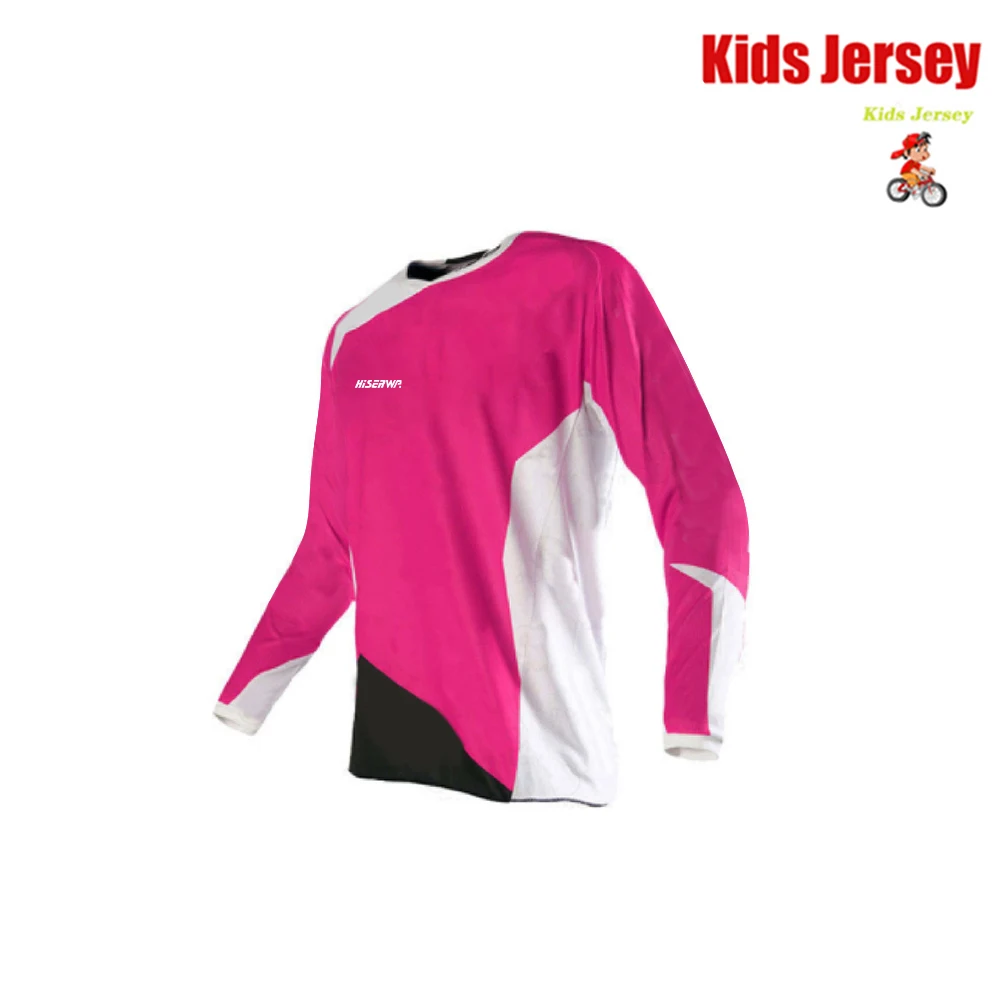 Motocross Jersey voor kinderen Downhill Fietsshirts Mountainbike Shirt Motorfiets MTB T-shirt voor kinderen Fietskleding