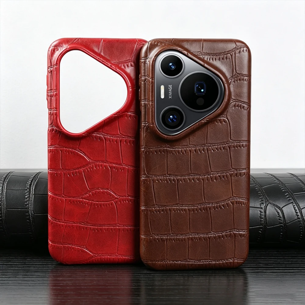For Magsafe Leather Phone Case for Huawei Pura 90 Pro Max 80 Ultra 70 Plus Mate 80 60 Pro Magnetic Case Shockproof Back Cover