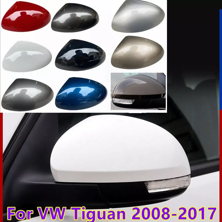 

For VW Tiguan 2008-2017 Left Driver Right Passenger Side Mirror Cap Cover Shell