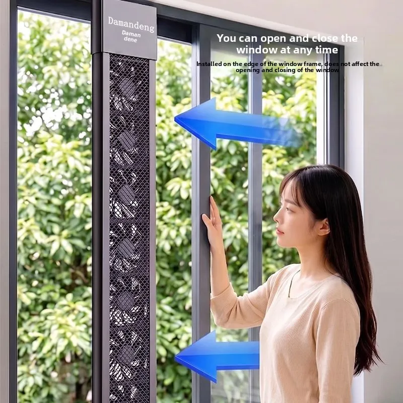 No Drilling Window Exhaust Fan Powerful Silent Ventilation Extractor Fan No Install Smoke Air Ventilator