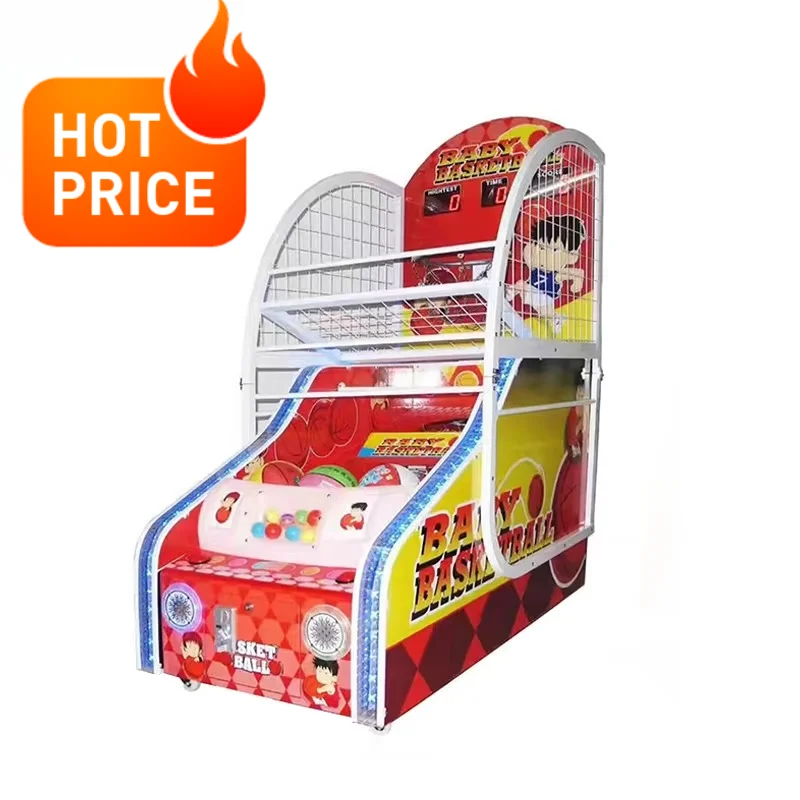 Customized Indoor Basketball Arcade Machine Electronic Shooting Sports Game Entertainment Equipment Commercial Hot Sale
