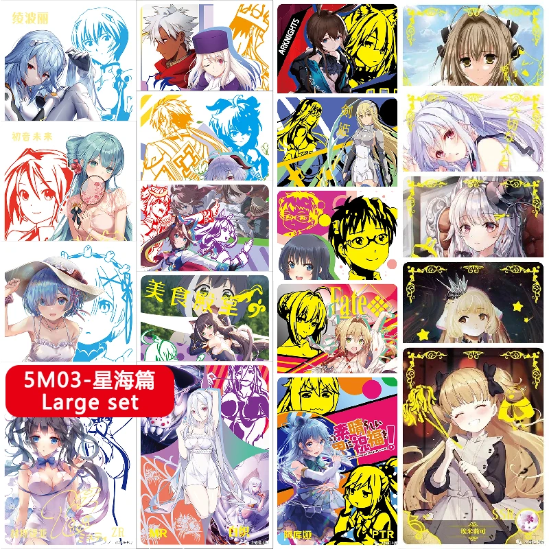 

Goddess Story Large Set 5M03 Zr-Ssr Series Anime Characters Nakano Ichika Nakano Nino Nakano Miku Collection Card Birthday Gift