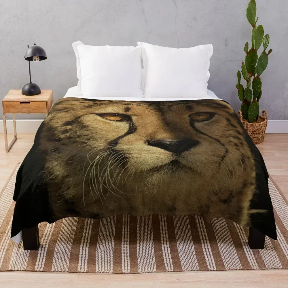 

Cheetah - Vintage Design Throw Blanket Long Lasting Soft Plush Blanket for Daily Use