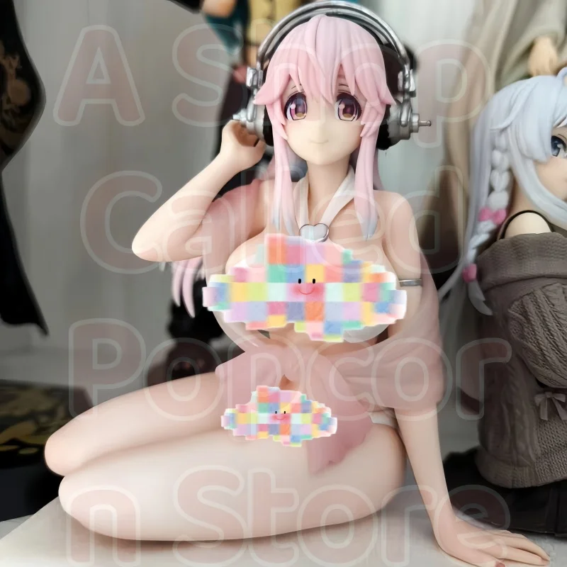 Figuras de acción originales Furyu de 30cm, Super Sonico, chica conejito, esmoquin, modelo de Pvc, colección de juguetes, adornos de escritorio