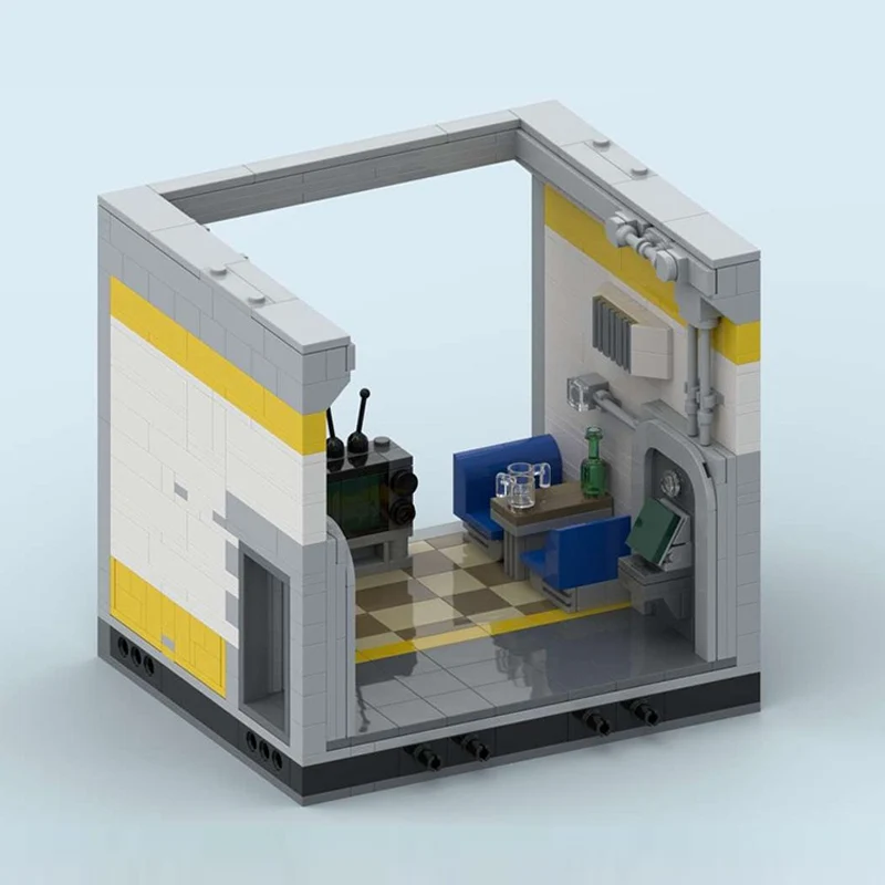 Popular Game Model MOC Building Bricks Small Elevator Shelter Modular Technology Gifts Holiday Assemble Children Toys Suit