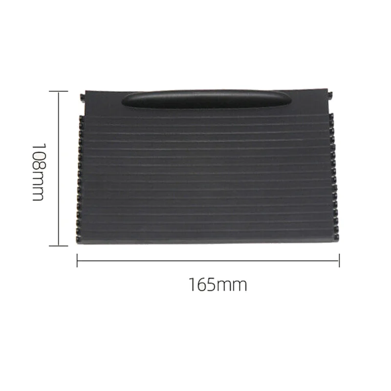 Auto Console Portabicchieri Tenda A Rullo Copertura Trim Console Tenda A Rullo di Ricambio Per Porsche Cayenne 2003-2010 7L5862531(Beige)-T