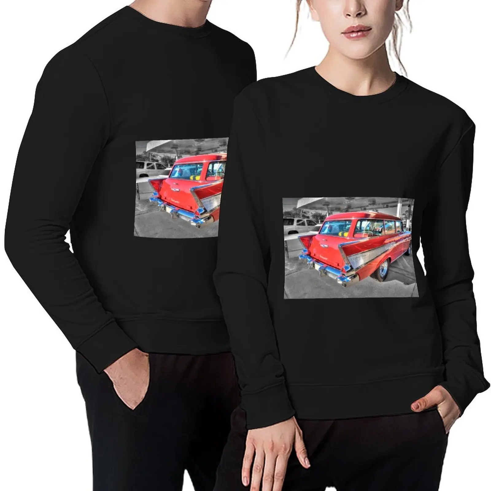 

57 Bel Air 210 Townsman Station Wagon Pullover autumn clothes korean clothes blouse autumn new products sweatshirts men