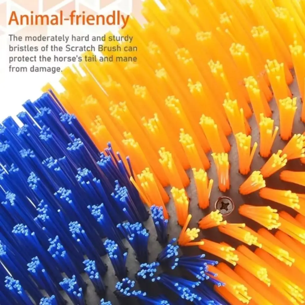 Deep Massage Livestock Grooming Brush Quick-Connect System Cylinder Brush Massage Grooming Tool Scratching Brush