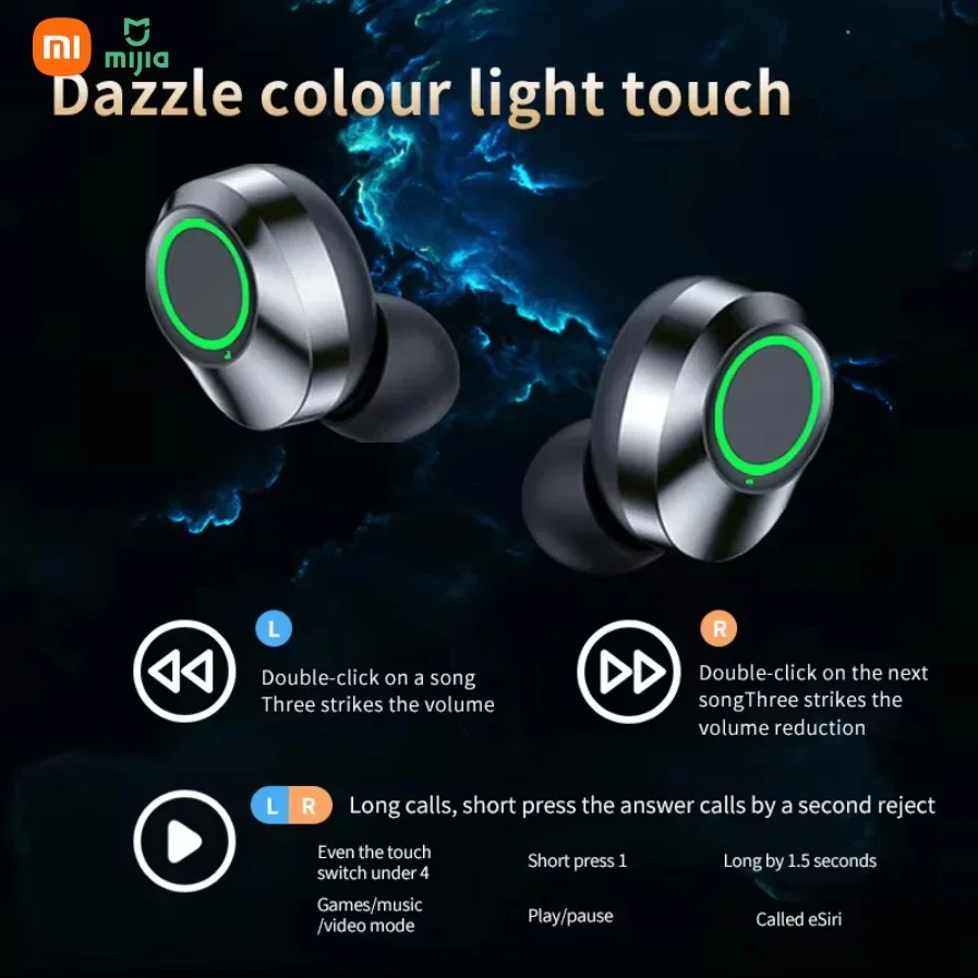 Oryginalne bezprzewodowe słuchawki Bluetooth 5.3 Xiaomi YD03 do sportów na świeżym powietrzu z redukcją szumów i ekranem dotykowym