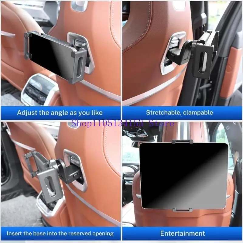 

hg89 Регулируемый автомобильный подголовник для планшета