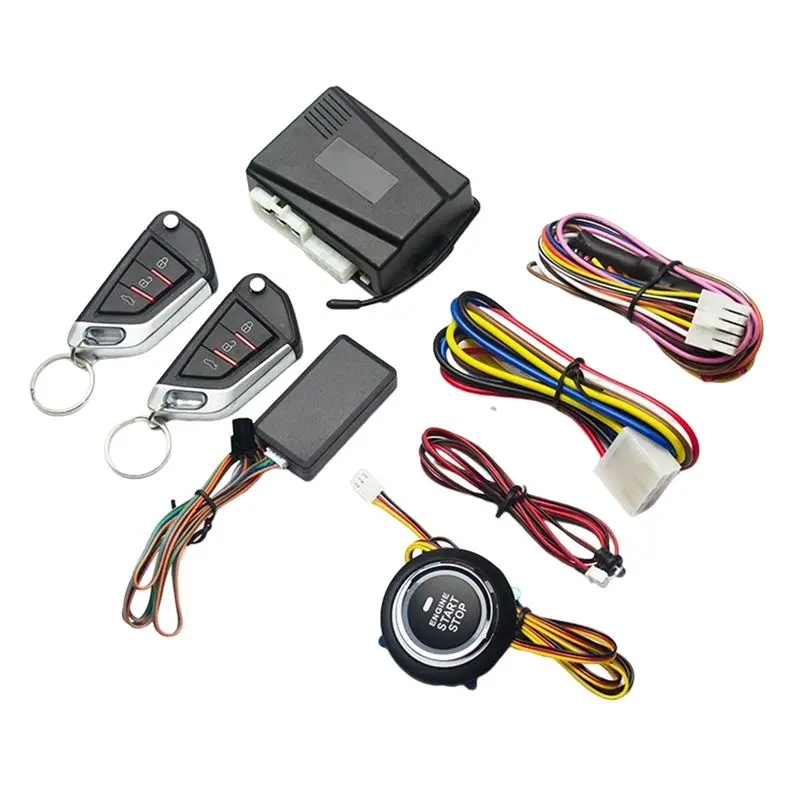 A54K-Mobile Phone Remote Control Start Car Autostart Engine 1 Button Start Stop System Automatic Engine Start Locking Easy Insta