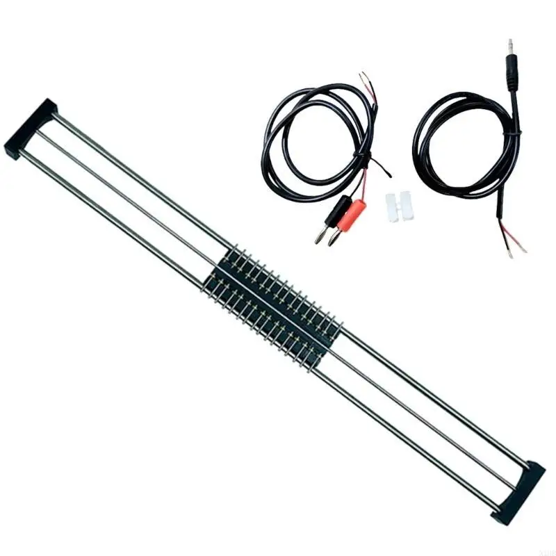 مسار قطار 50 سم 1/87 HO SCALE MODEL RAIRROAR TRACK TRACH TRACH مع 8 بكرات لعشاق جامعي #5