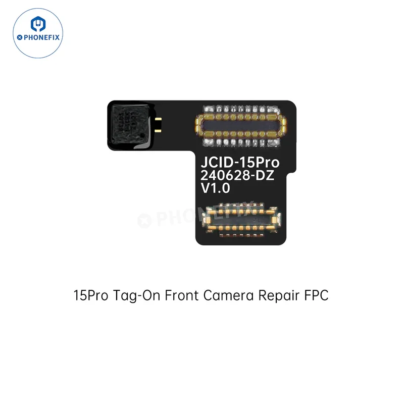 Imagem -06 - Jcid Cabo Flexível de Reparo de Etiqueta de Câmera Frontal sem Remoção para Iphone 14 14 Plus 14 Pro Max 15 15plus 15 Pro 15 Pro Max