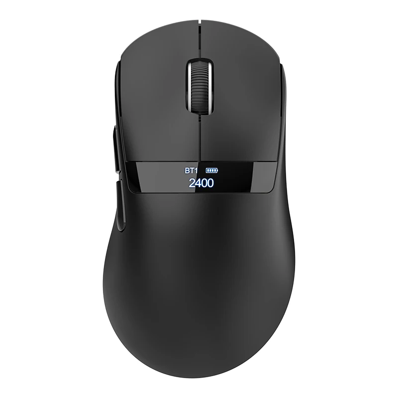 Xuan Yin Hu H9 เมาส์น้ําหนักเบา PAW3311 สําหรับเล่นเกมสามโหมดไร้สาย Bluetooth เมาส์เก่าชาร์จ RGB พร้อมจอแสดงผล