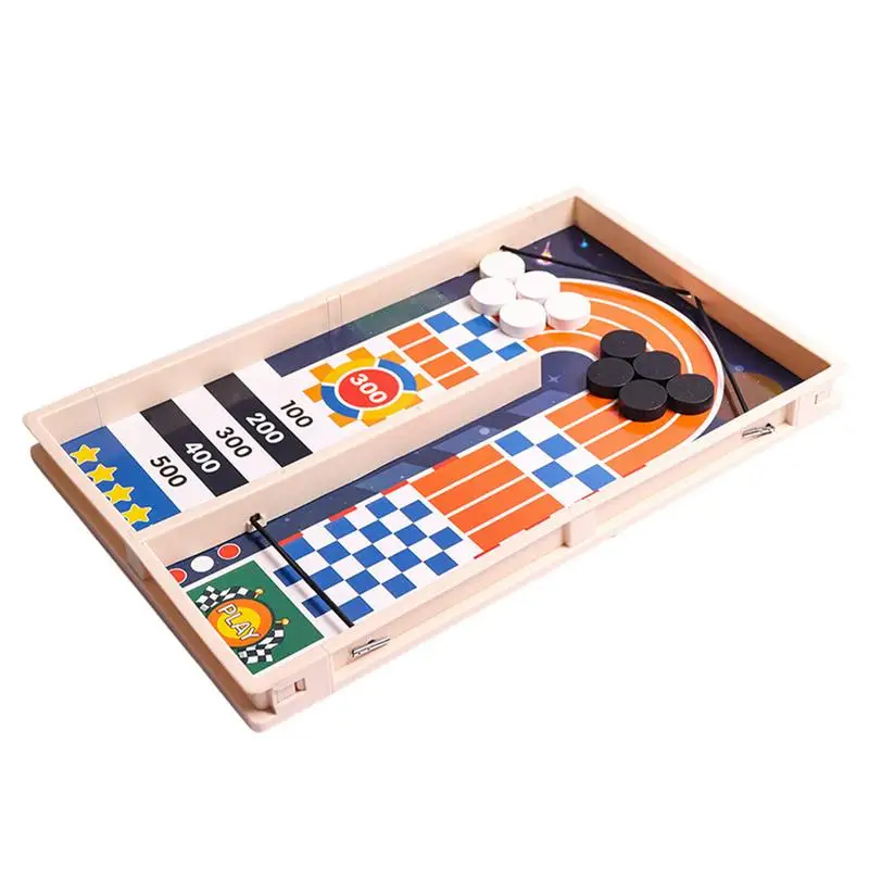 Sling Puck Game Table Hockey Fast Sling Puck Table Board Game Hockey Table Game Multifunctional Desktop Battle Game For Kids