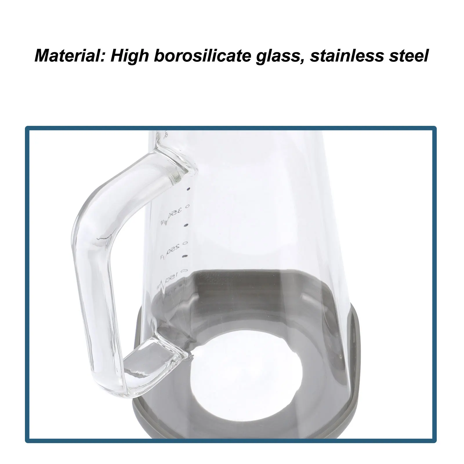 

1Pcs High Borosilicate Glass Kitchen Oil Bottle Transparent Large Capacity Storage Pot for Olive Oil Vinegar Soy Sauce Home Use