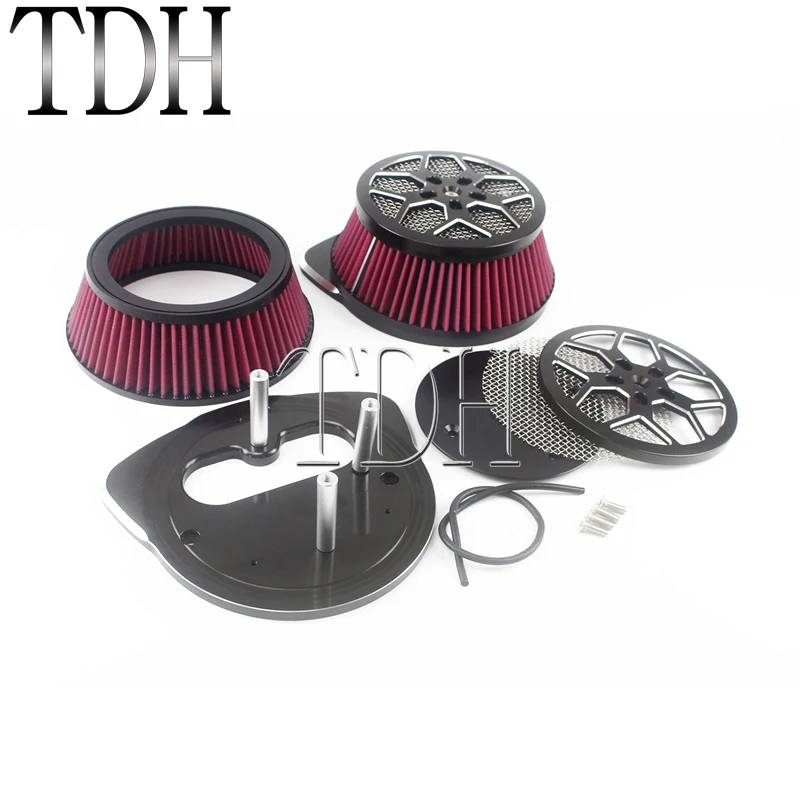 Big Air Kit XXX Dual Twin Air Filter Kit For Suzuki Boulevard M109R M109RZ M109R2 VLR1800 C1800R Intruder 1800 Boss Air Cleaner