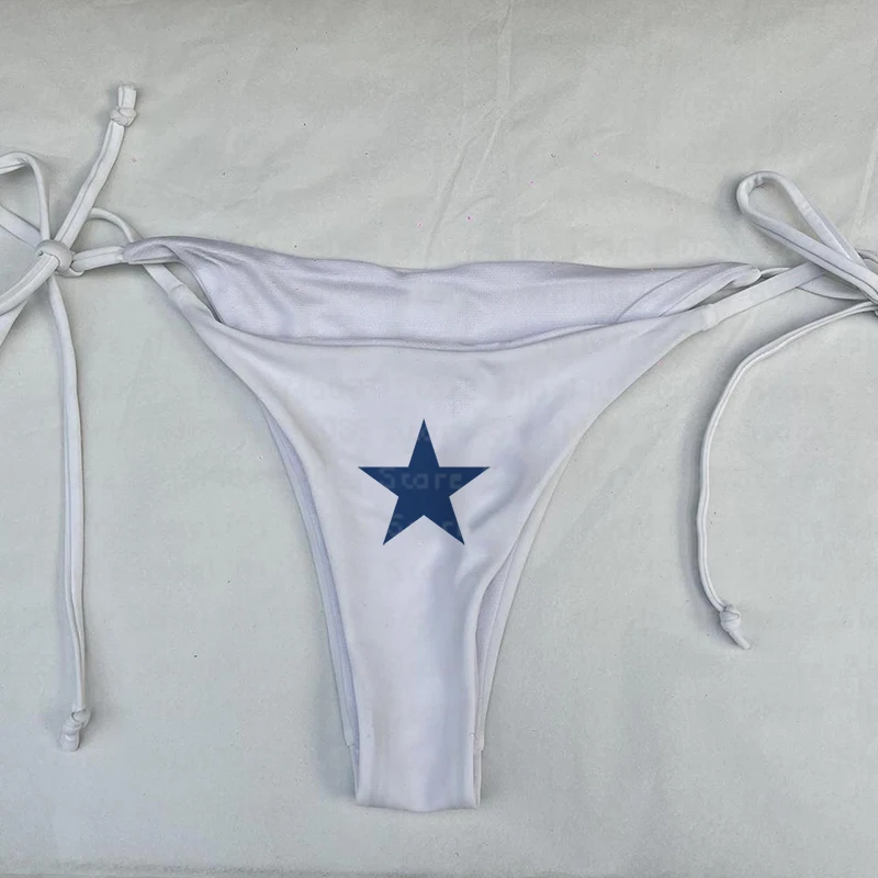 Y2k 2000s Sexy Goth Bikini style Punk femmes imprimer maillot de bain fendu maillot de bain taille haute gothique mignon étoile ensembles tenues de plage