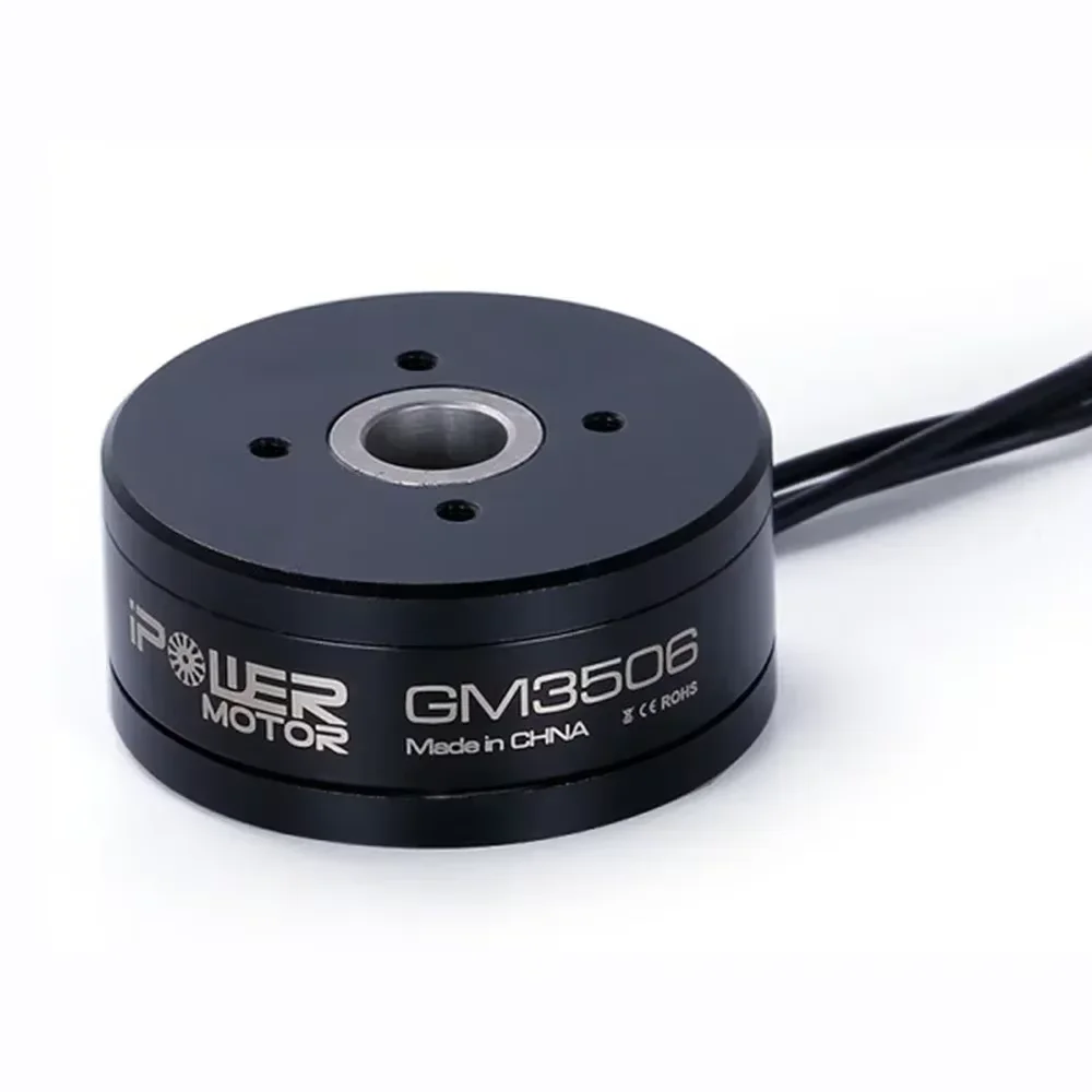 IFlight New IPower Motor GM3506 130T With AS5048A Encoder 3506 Hollow Shaft Brushless Gimbal Motor for SLR Camera Stabilization