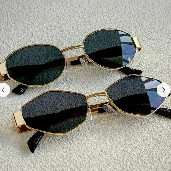 ¡Nuevo en 2025! Gafas de sol poligonales de metal: gafas de sol de moda Phoenix europeas y americanas, gafas de sol de moda multifuncionales