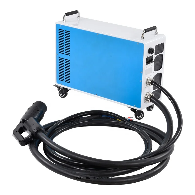 Super Fast EV Car Charger Power Bank Portable Type 2 Cable DC 15kw 20kw 30kw 40kw J1772 Portable Solar Charging Station
