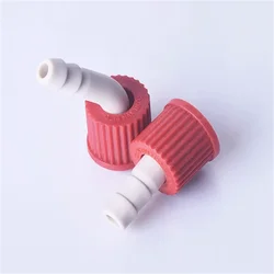 4pcs Laboratory GL14 detachable hose connector straight elbow