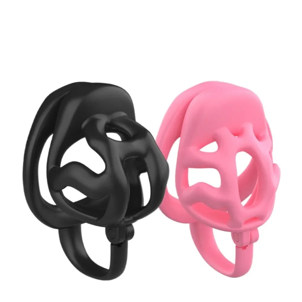 FODRK new Flip-Top Design Male Chastity Cage Device Breathable Cock Cage with 3 Sizes Penis Rings Bondage Fetish Adult Sex Toys