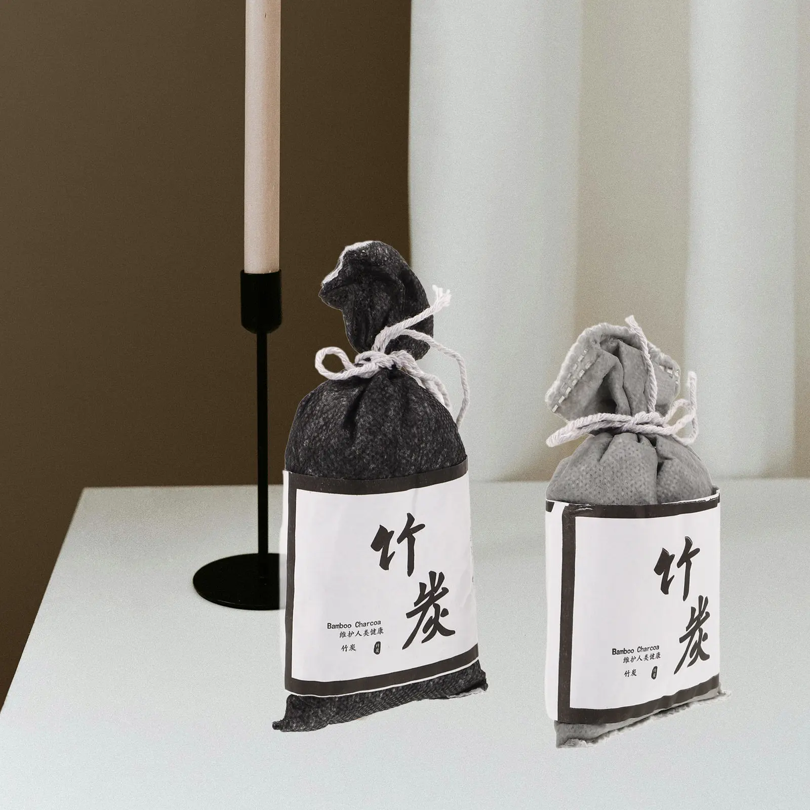 4Pcs Bamboo Charcoal Bags High Efficiency Odor Absorber for Car Home Closet Basement Room Carpet Shoe Deodorizer Activated