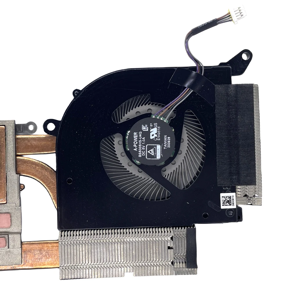 Imagem -04 - Ventilador com Dissipador para Msi Gs66 Stealth Cooling Fans E322500600a87y1k10001048