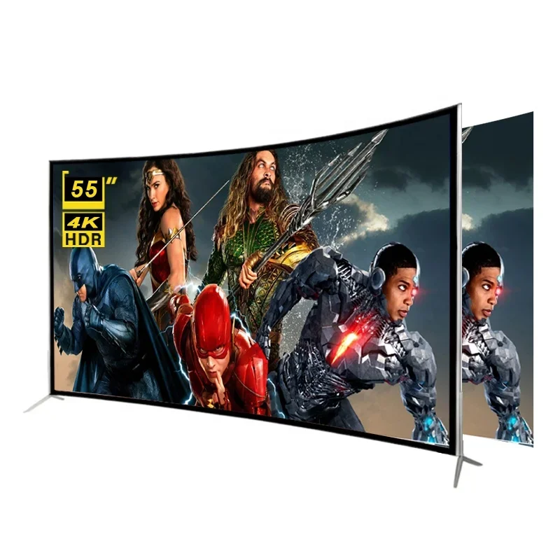 

STLF Advanced Advanced Customization STLF ZJW 4K HD Eye protection Large Screen Curved Screen TV 55 Inch Android Smart Televisio