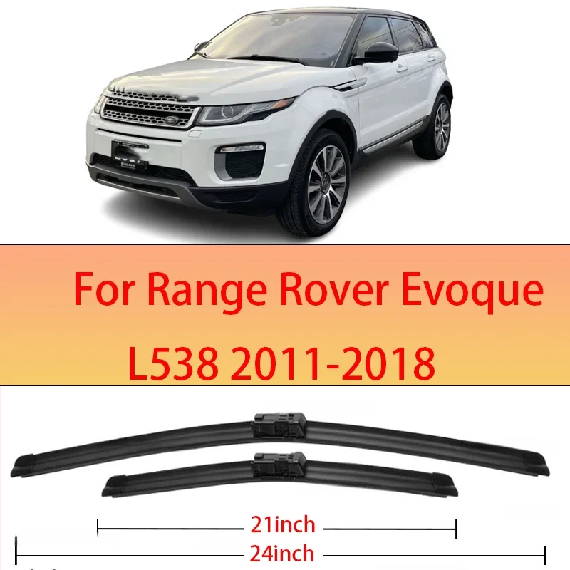 

Wiper Front Wiper Blades Windshield Windscreen Window 24"+21"For Range Rover Evoque L538 2011-2018 2012 2013 2014 2015 2016