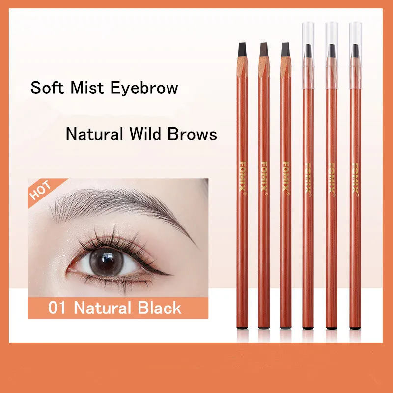 Matte Hard Sobrancelha Pen para Microblading, Brows Enhancer, Sobrancelhas Lápis, Sobrancelhas Impermeáveis, Fácil de Aplicar, Permanente, Pintura Natural