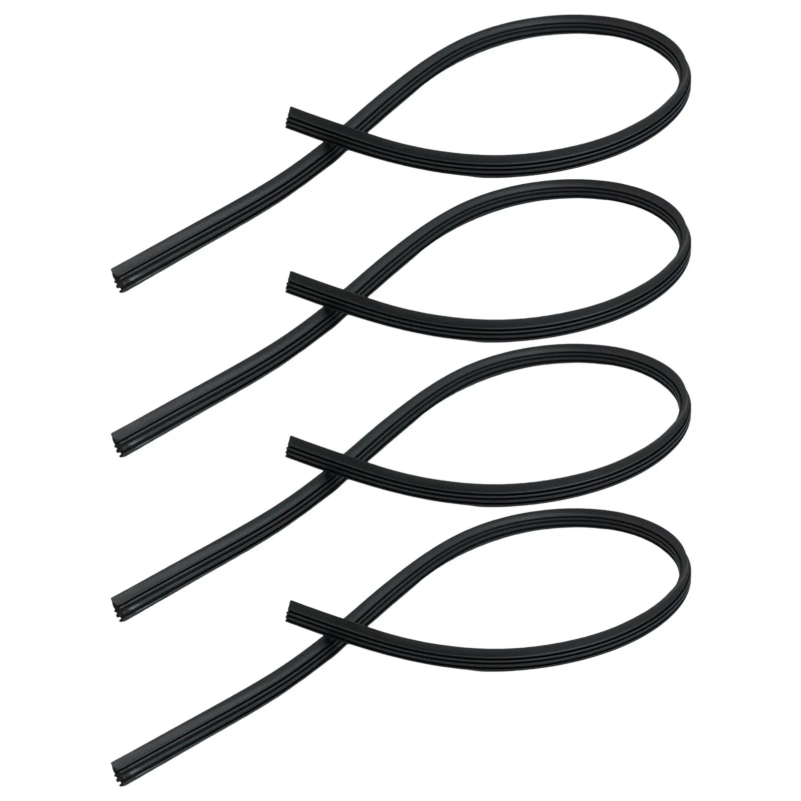 Rubber Wiper Strips Windshield Wiper Refills 28 Inch Wiper Blade Easy Installation Wipers Factory Specification Fit