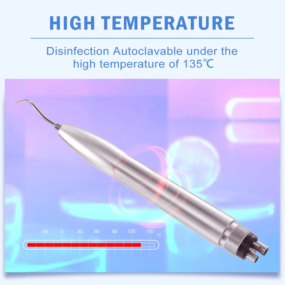 JOYDENTAL  Dental Air Scaler Handpiece Sonic ScalerWith GK1 GK2 GK3 Tips Fit For KAVO 2/4 Holes