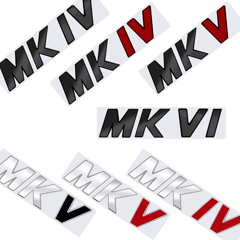 

Car 3D Metal Emblem Car Styling MKIV MKVI MKV Logo Front Grille Sticker Badge for GOLF 4 5 6 7 MK4 MK5 MK6 MK7 VW Jetta Polo