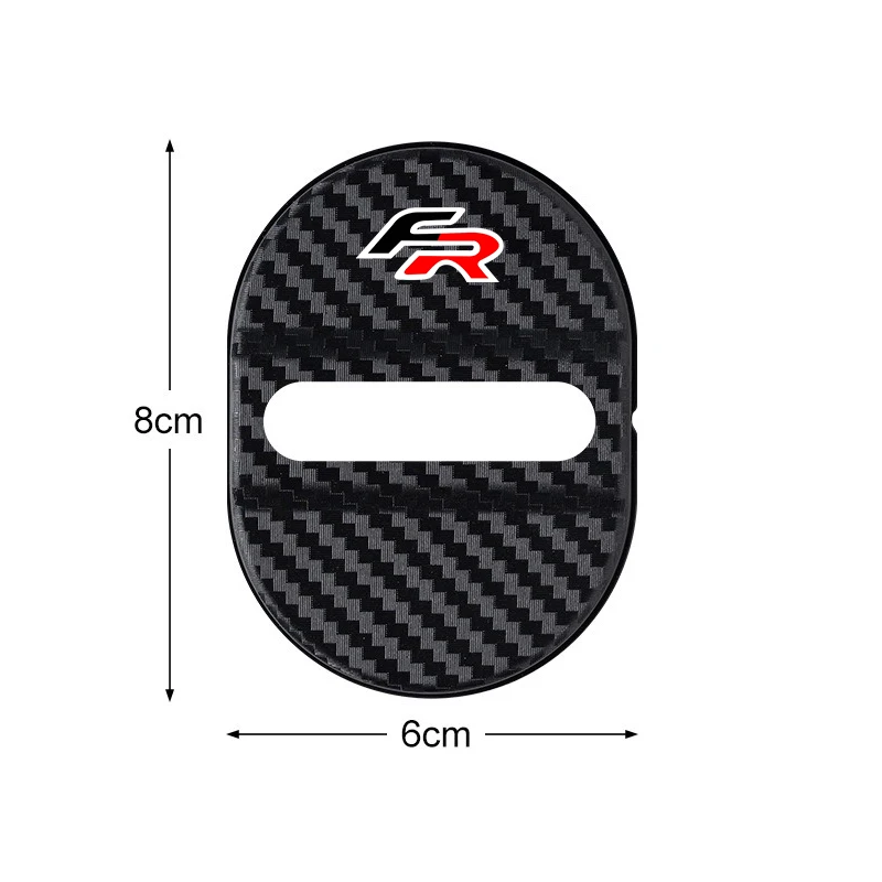 Silicone Car Door Lock Buckle Protection Cover Elastic For Seat FR Leon Ibiza Altea Exe Mk2 Mk3 Alhambra Decoration Accessories