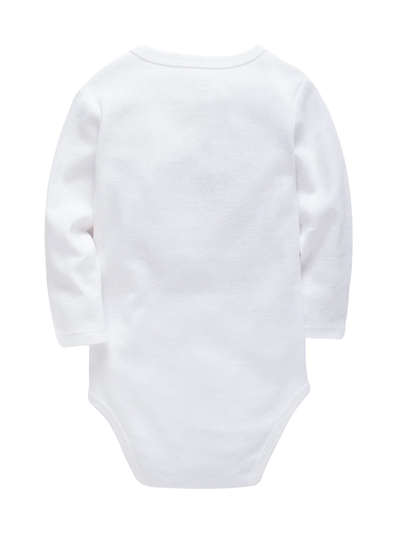 3 Pcs Baby Bodysuits Long Sleeve Infant Comfy Cotton Bodysuit Basic Undershirt Baby Boys and Girls One Piece Onesies Clothing